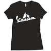 vespa 2 Ladies Fitted T-Shirt