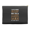 I Hate Being Sexy But I'm A Chubby Bearded Man So I Can't Help It Accessory Pouches