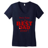 best dad ever Women's V-Neck T-Shirt
