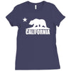 california bear Ladies Fitted T-Shirt