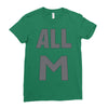 deku all m t shirt hero academia Ladies Fitted T-Shirt