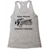 peace through superior firepower Racerback Tank