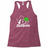 chillkrote smoke weed punk gras Racerback Tank