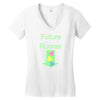 future runner Women's V-Neck T-Shirt