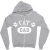 cat dad Zipper Hoodie