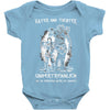 vater und tochter unzertrennlism Baby Onesie