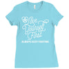 love yourself first always keep fighting Ladies Fitted T-Shirt