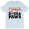 christmas dogs and paws T-Shirt