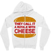 royale with cheese Zipper Hoodie