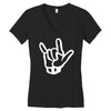 metal Women's V-Neck T-Shirt