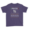pisces christmas ugly sweater Youth Tee