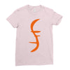 helix of heroes funny retro sci fi superhero symbol cool logo Ladies Fitted T-Shirt