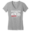 men's funny Women's V-Neck T-Shirt