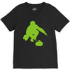 curling V-Neck Tee
