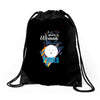 who loves poodle Drawstring Bags