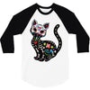 loco coco skul cat 3/4 Sleeve Shirt