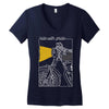 ride with pride Women's V-Neck T-Shirt