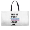 This is What Trans Looks Like Weekender Totes