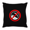 anti emo Throw Pillow