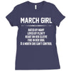 March Girl Hated By Many Ladies Fitted T-Shirt