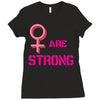 Women's March We are Strong Ladies Fitted T-Shirt