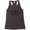 push button receive bacon t shirt funny awesome nerdy geeky humor tee Racerback Tank