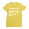 The Universe Is Made Of Protons Neutrons Electrons Morons Ladies Fitted T-Shirt