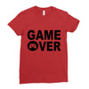game over Ladies Fitted T-Shirt