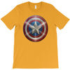 cotton captain america shield distressed, ideal gift or present T-Shirt