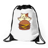 i has cheezburger! Drawstring Bags