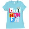 new mudhoney logo Ladies Fitted T-Shirt