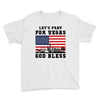 Lets Pray For Vegas, God Bless Youth Tee