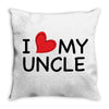 I Love My Uncle Throw Pillow