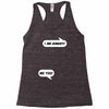 I am Hungry! - Me Too! Mom and Baby Talking Racerback Tank