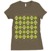 reduce, reuse, reargyle Ladies Fitted T-Shirt