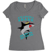 Grandpa Shark -Shark Do Do Do Women's Triblend Scoop T-shirt