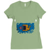 big fish wins Ladies Fitted T-Shirt