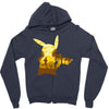 pokemon game pikachu Zipper Hoodie