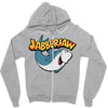 Jabberjaw - the lovable 70&rsquo;s animated shark Zipper Hoodie