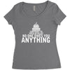 contrary to popular belief, no one owes you anything Women's Triblend Scoop T-shirt