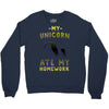my unicorn ate my homework Crewneck Sweatshirt