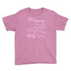go away i'm only speaking to my dog today Youth Tee