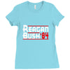 reagan bush '84 Ladies Fitted T-Shirt