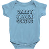 verry stable genius Baby Onesie