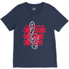 walker high marching band one sound one band one love V-Neck Tee