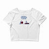 polite jaws Crop Top