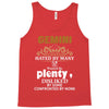 Gemini Hated By Many Wanted By Plenty Disliked By Some Confronted By N Tank Top