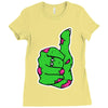 zombie okay Ladies Fitted T-Shirt