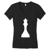 Chess Queen Family Matching Women's V-Neck T-Shirt