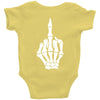 Flipping Someone Off Baby Bodysuit